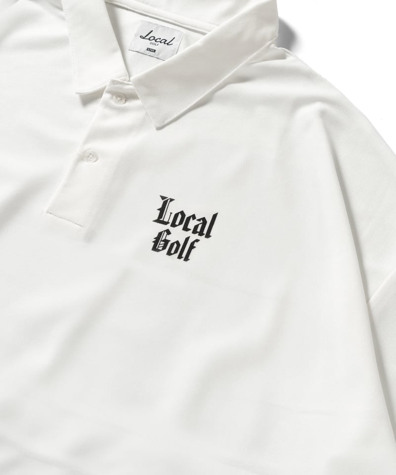 【新品・未使用・タグ付】LocalGOLF ローカルゴルフ ポロシャツ 白 L Local GOLF | ローカルゴルフ | Medieval Logo S/S POLO |