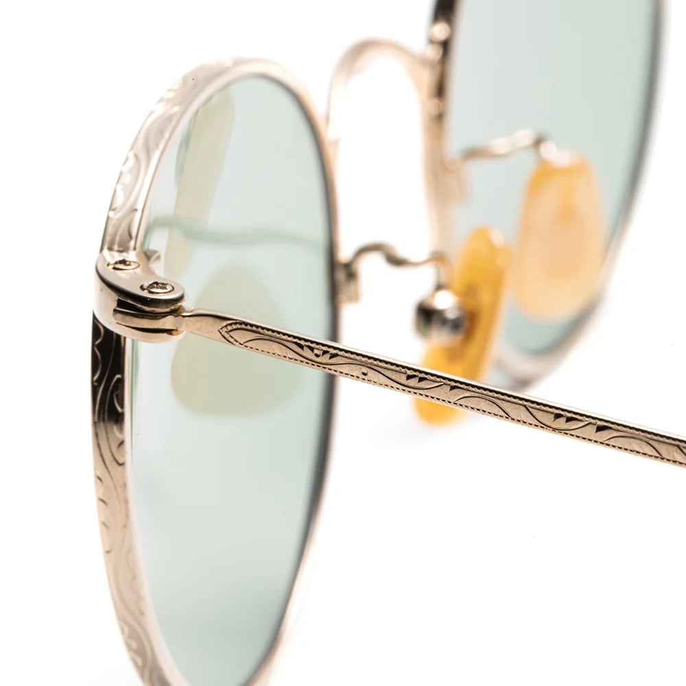 CALEE | キャリー | VINTAGE TYPE CIRCLE METAL GLASSE