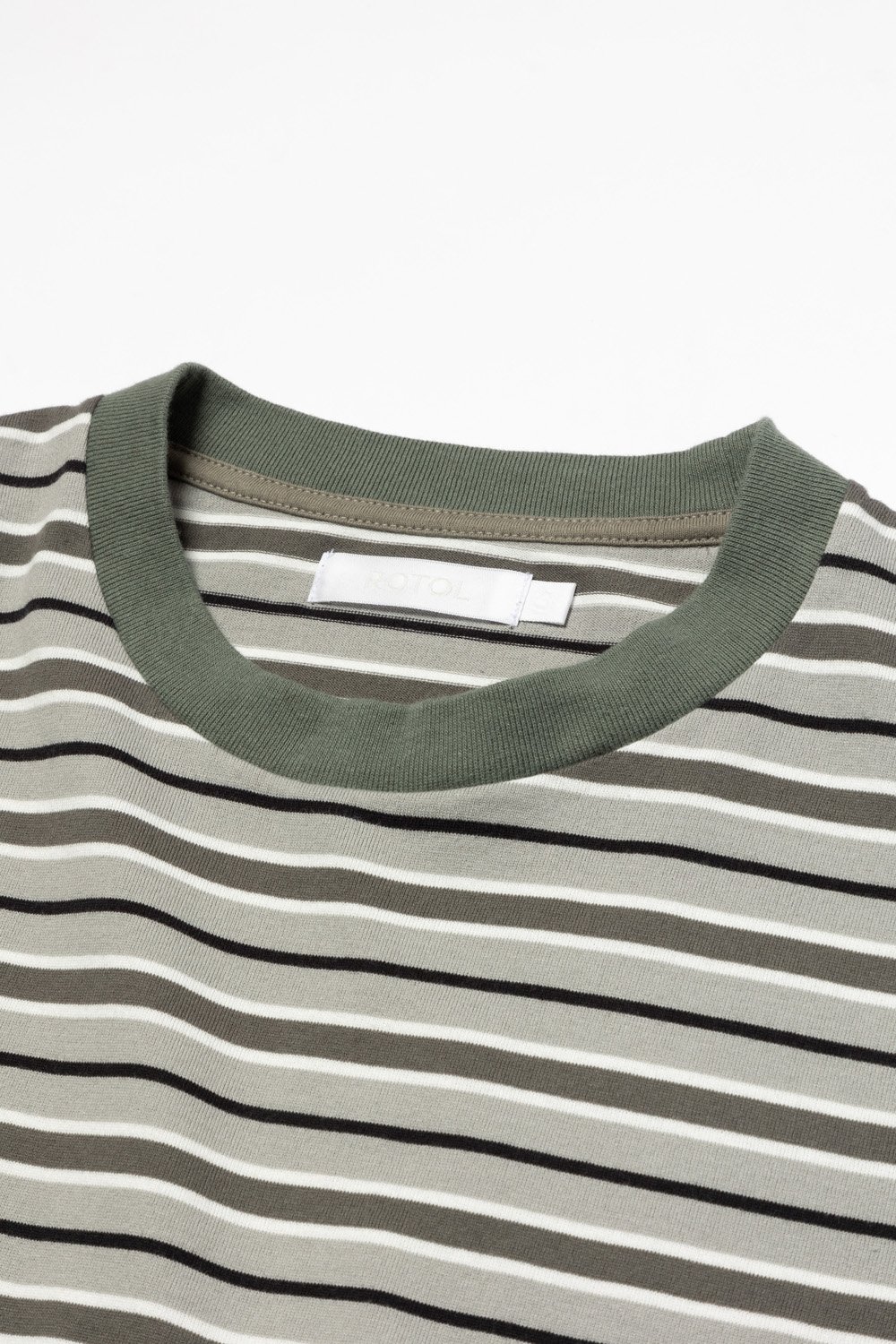 ROTOL | ロトル | WIDE TWIST LONG SLEEVE TEE BORDER