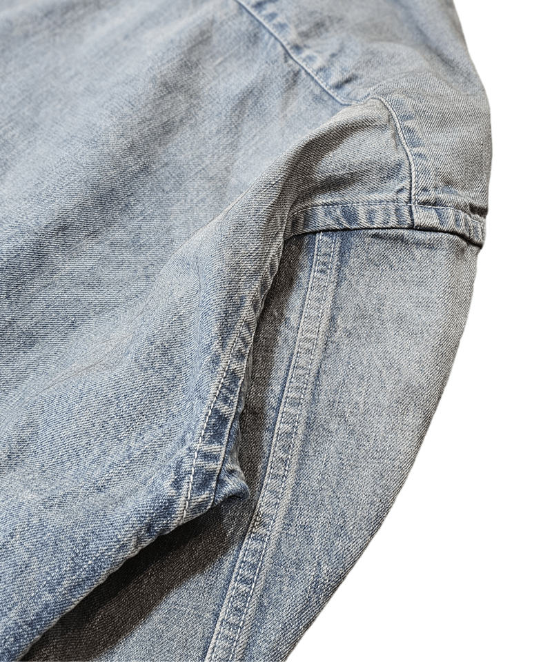 ROTOL | ロトル | SNAP BUTTON DENIM SHIRT DAMAGE |