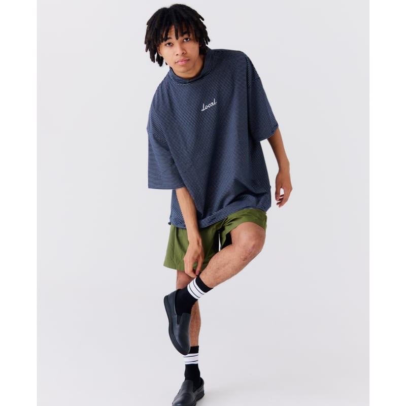 ローカルゴルフ　モックネック　ブラック　L/XL Local ローカルゴルフ モックネック プルオーバー L/XLサイズ BK