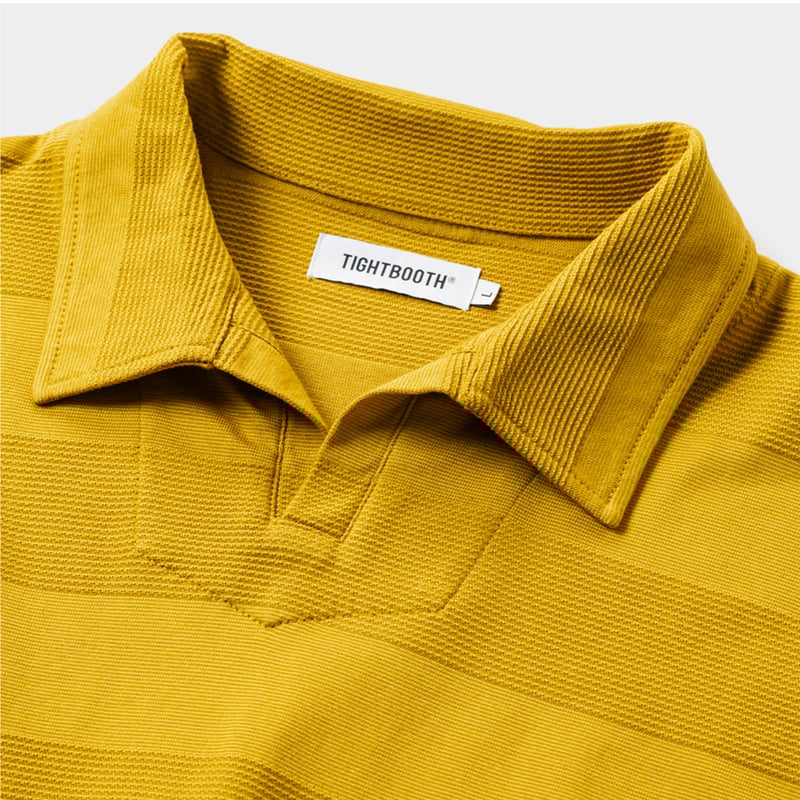 TIGHTBOOTH | タイトブース | RIDGE BORDER OPEN POLO |
