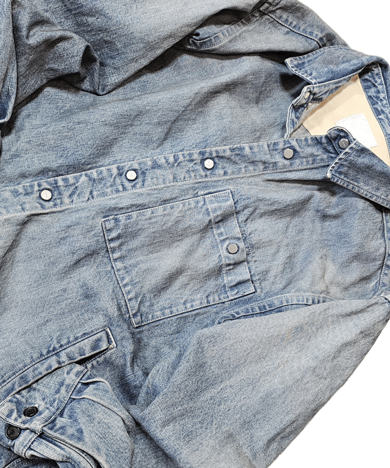 ROTOL | ロトル | SNAP BUTTON DENIM SHIRT DAMAGE |