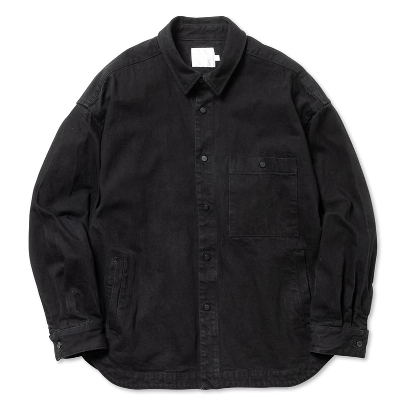 ROTOL | ロトル | SNAP BUTTON BLACKDENIM SHIRT WASH