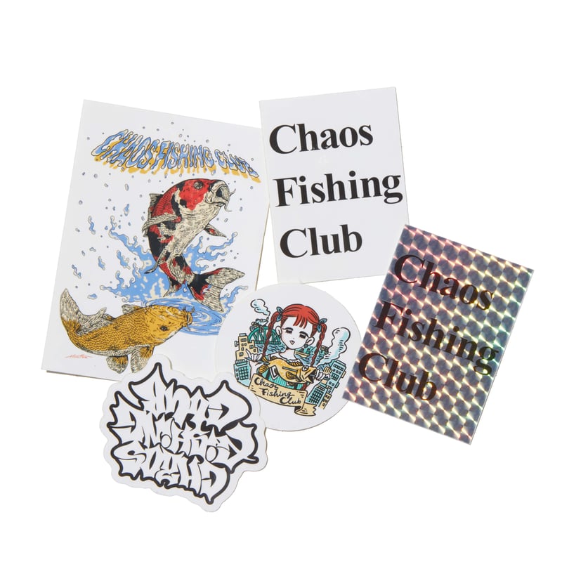 Chaos Fishing Club カオスフィッシングクラブ 総柄 トップス Chaos Fishing Club - LOGO L/S TEE - SHRED