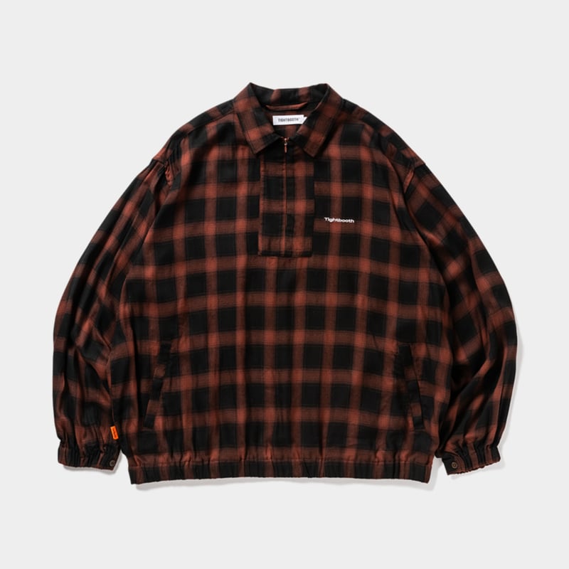 TIGHTBOOTH | タイトブース | PLAID HALF ZIP L/S SHIRT TIGHTBOOTH | タイトブース | PLAID HALF ZIP L/S SHIRT