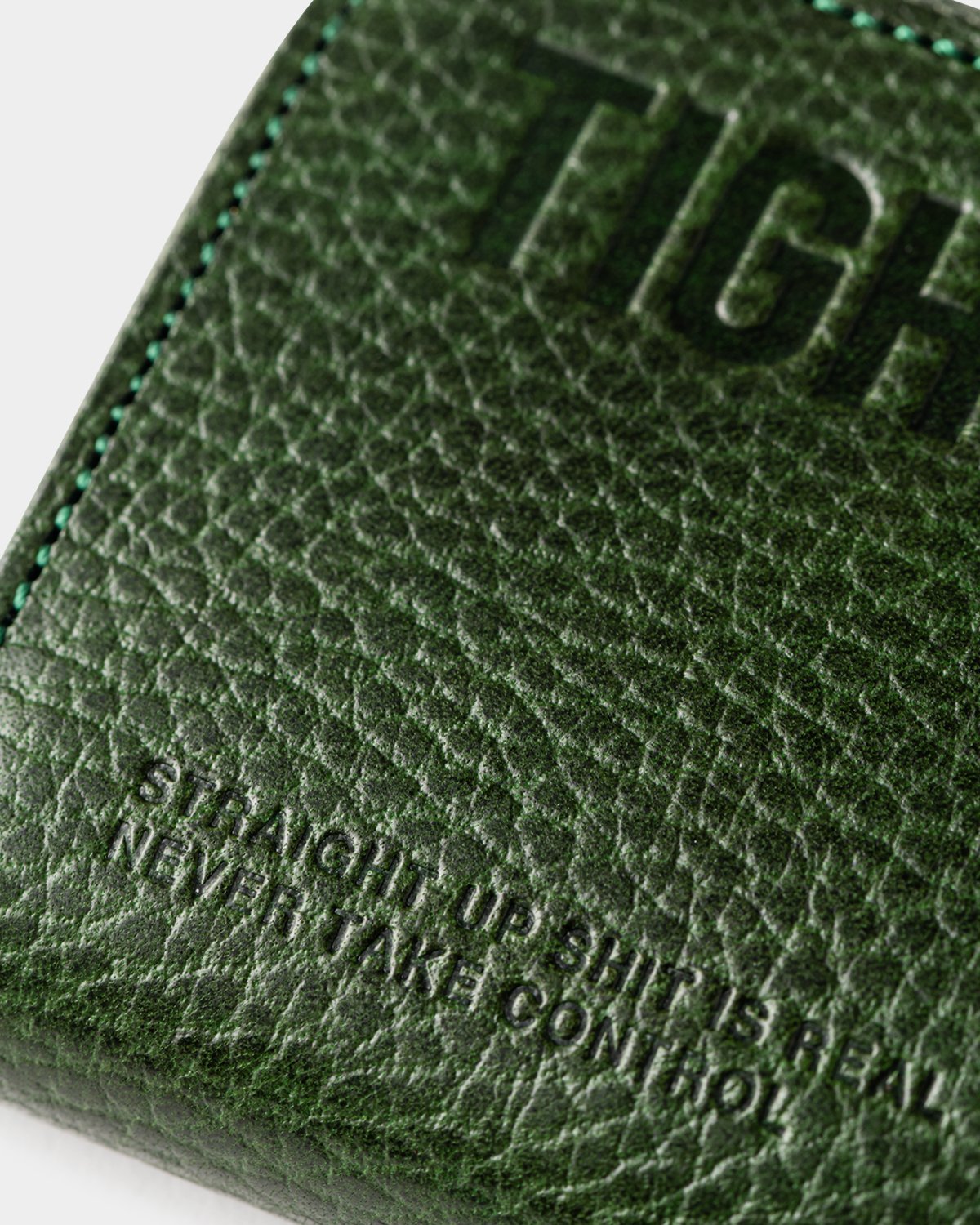 小物 TIGHTBOOTH CHECKERPLATE LEATHERZIPWALLET CHECKER PLATE LEATHER ZIP WALLET - TIGHTBOOTH® タイトブース