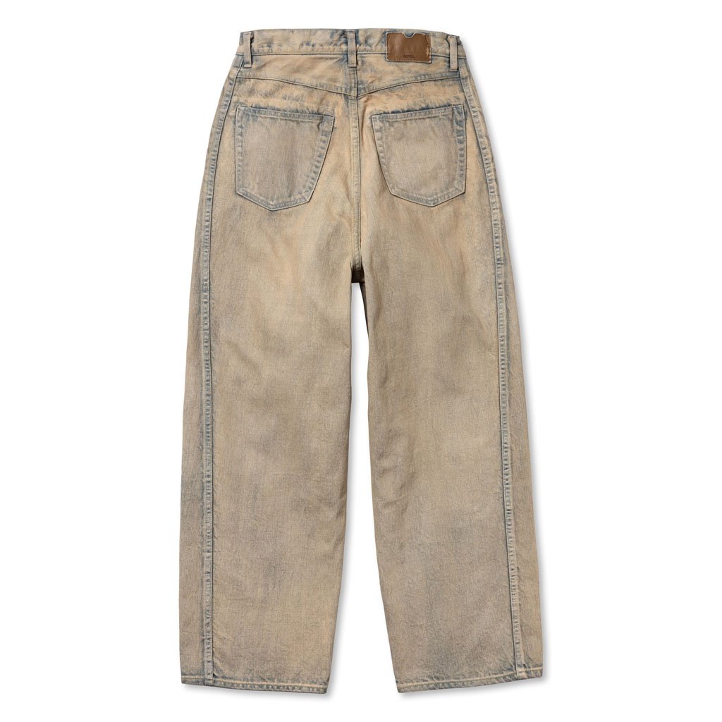 LOHEN ドローコードブリーチカラーパンツ ROTOL | ロトル | TRIPLE SEAMS 6P DENIM WIDE BLEACH