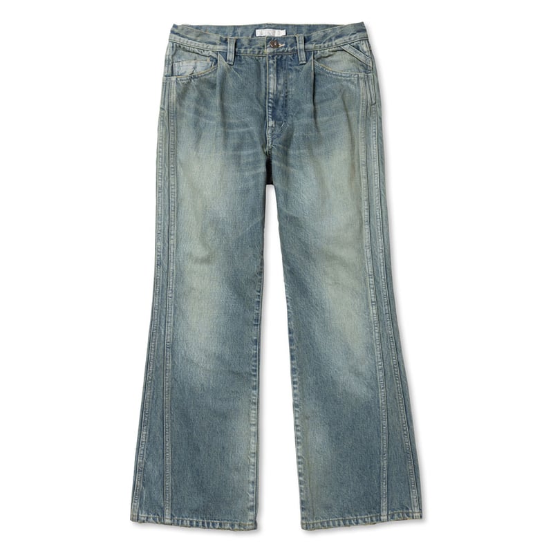 ROTOL | ロトル | TRIPLE SEAMS 6P DENIM FLARE DAMAG