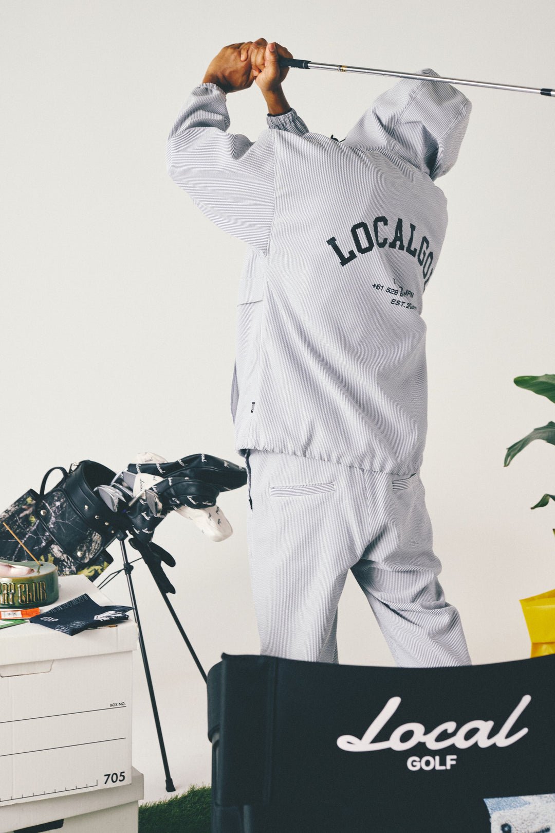 LOCAL GOLF ローカルゴルフ　シアサッカーショーツ　L LOCAL GOLF ローカルゴルフ シアサッカーショーツ L - メルカリ