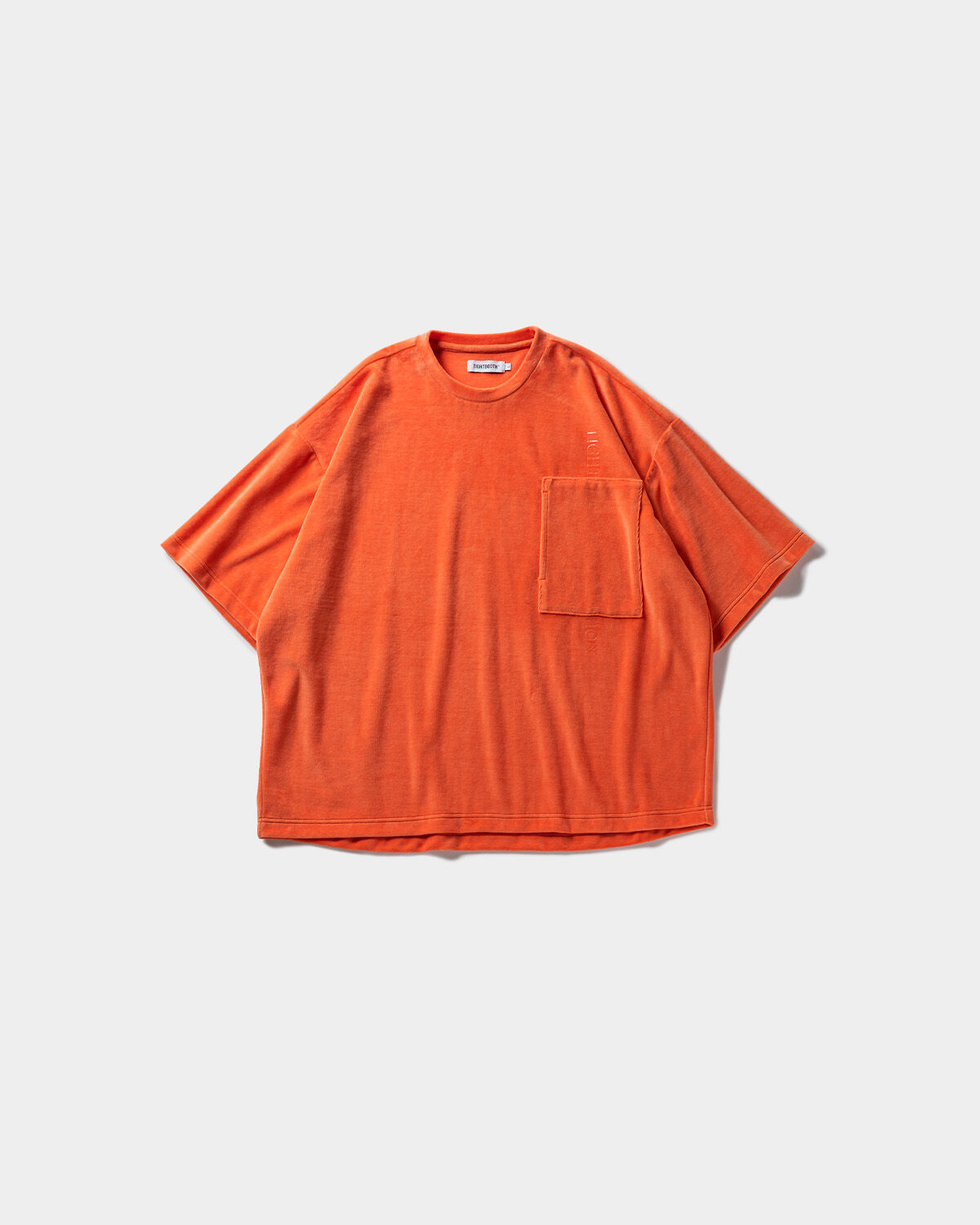 TIGHTBOOTH STRAIGHT UP VELOUR T-SHIRT-