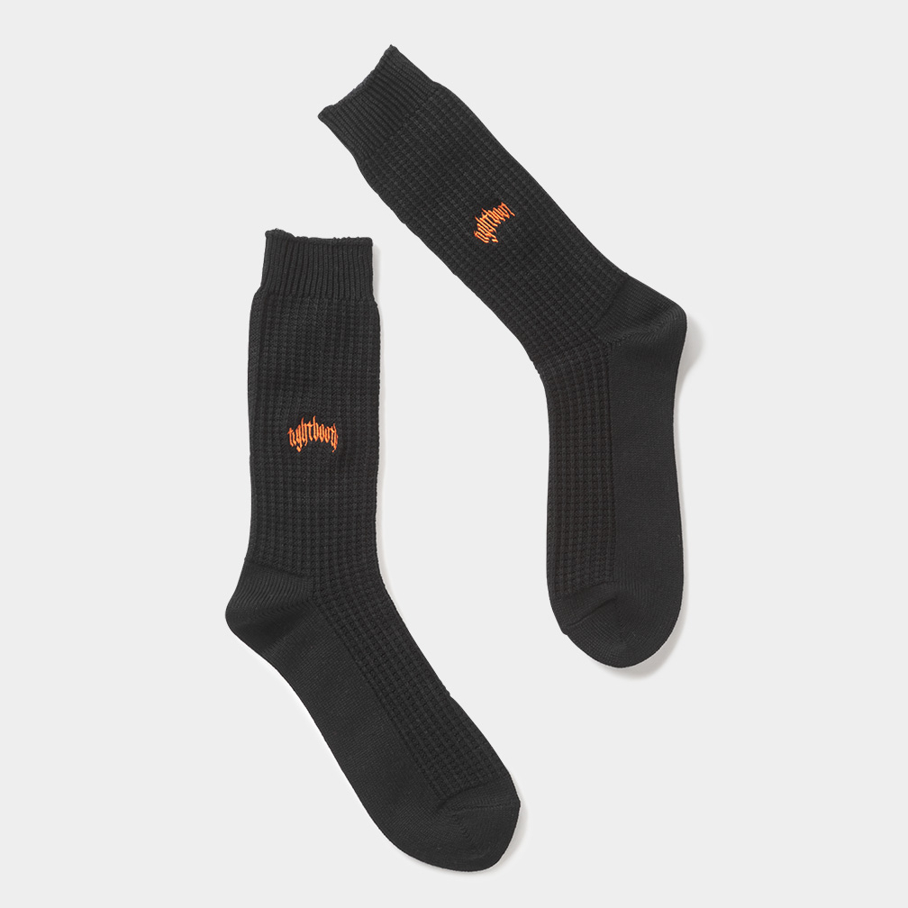 TIGHTBOOTH | タイトブース | COLLEGE WAFFLE SOCKS | ワッ