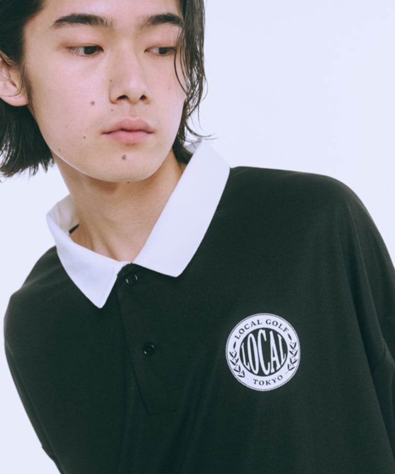 Local GOLF | ローカルゴルフ | Emblem L/S POLO | ポロシャツ