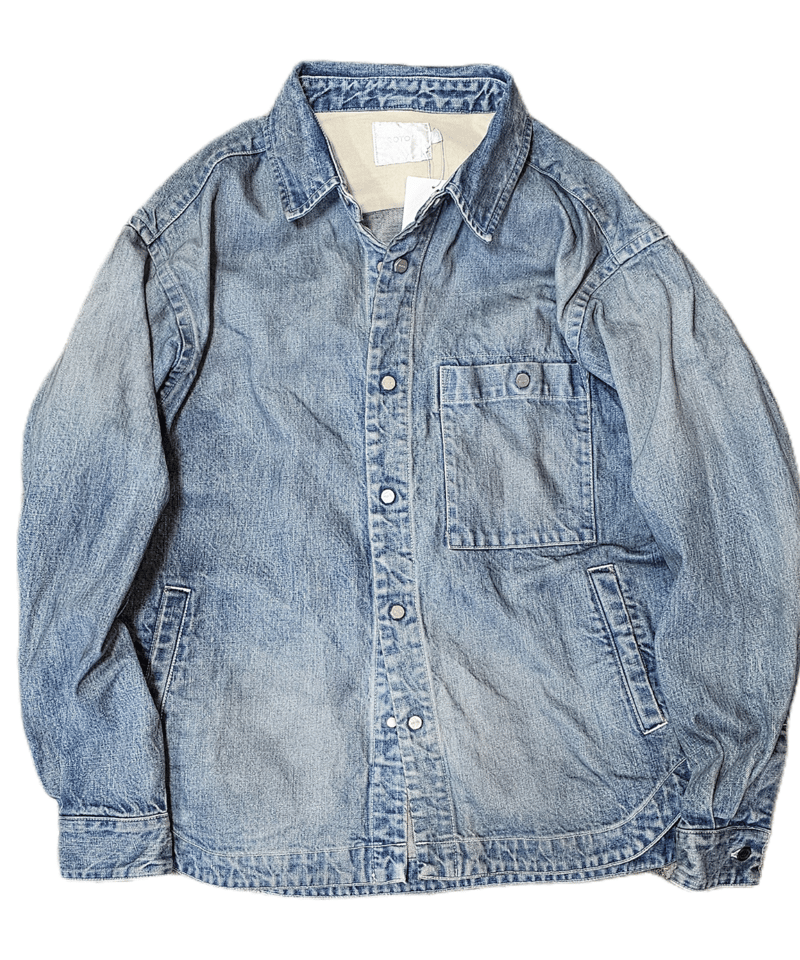 ジャケット・アウター ROTOL SNAP BUTTON DENIM SHIRT DAMAGE ROTOL | ロトル | SNAP BUTTON DENIM SHIRT DAMAGE |