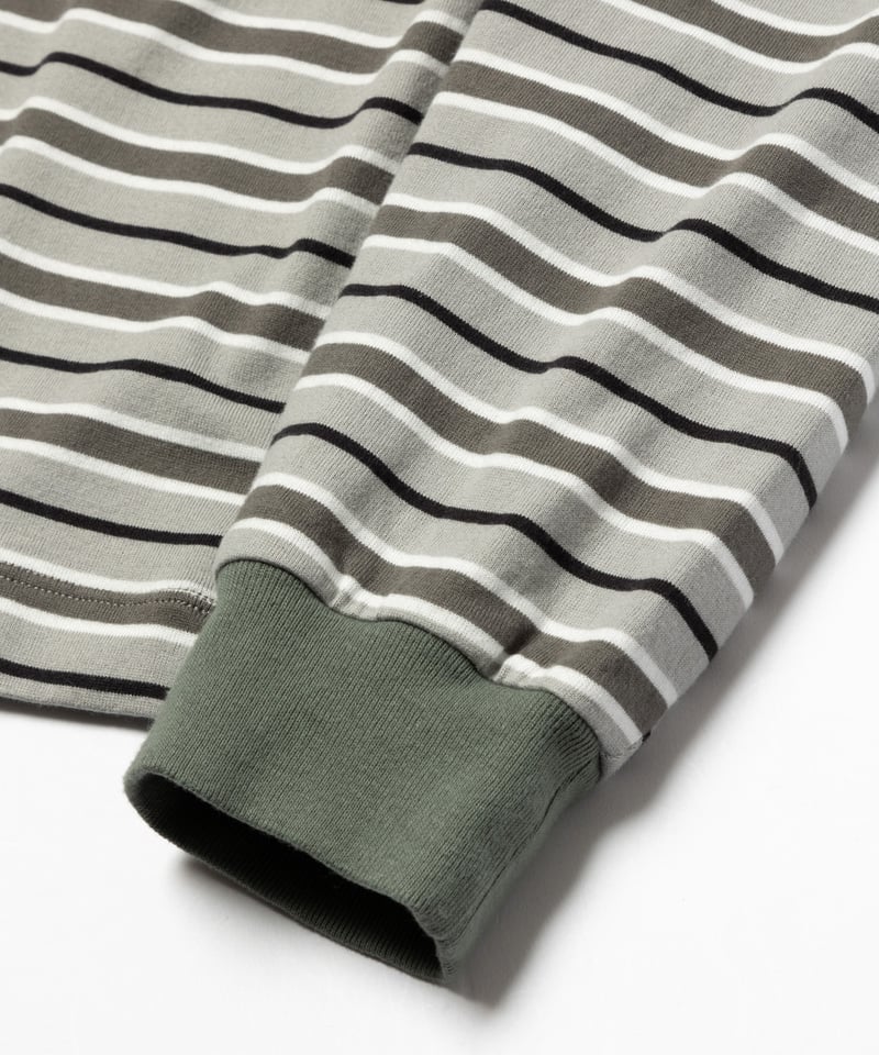 ROTOL | ロトル | WIDE TWIST LONG SLEEVE TEE BORDER