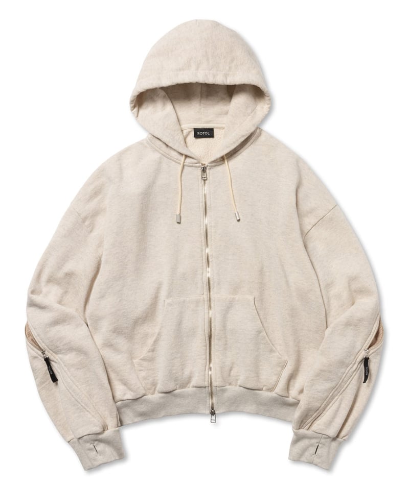 ROTOL | ロトル | LOOPWHEEL SWEAT ZIP HOODIE | ジップパ