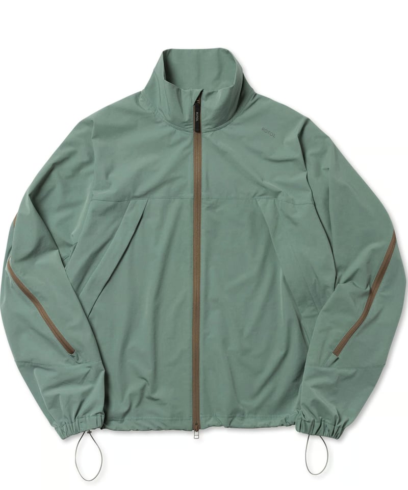 【美品】ROTOL ロトル TRACK JACKET ジャージ ブルーグレー　2 ROTOL | ロトル | DOUBLE ZIP TRACK JACKET | トラックジャケ