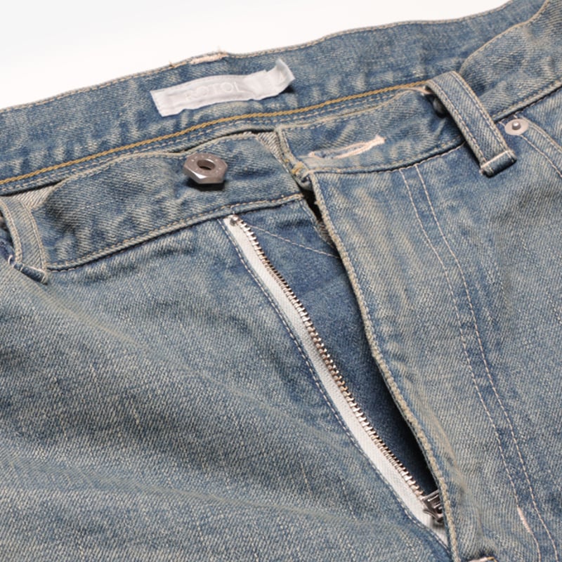 パンツ ROTOL 24SS TRIPLE SEAMS 6P DENIM DAMAGED ROTOL / TRIPLE SEAMS 6P DENIM SHORTS DAMAGE