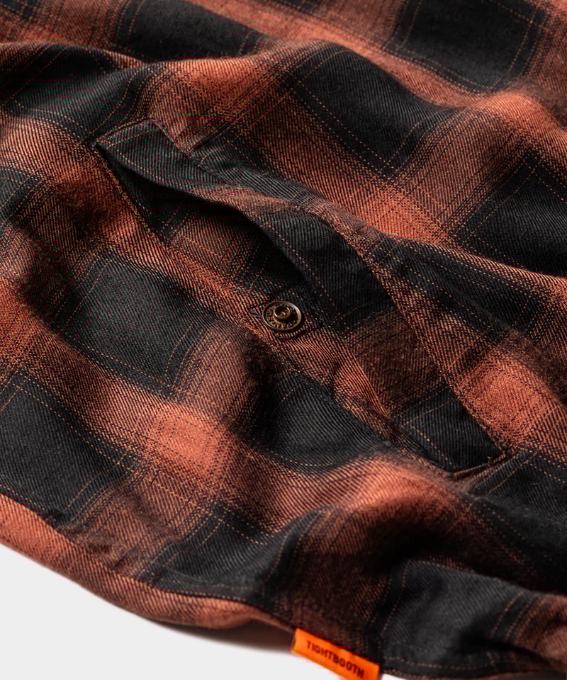 TIGHTBOOTH | タイトブース | PLAID HALF ZIP L/S SHIRT