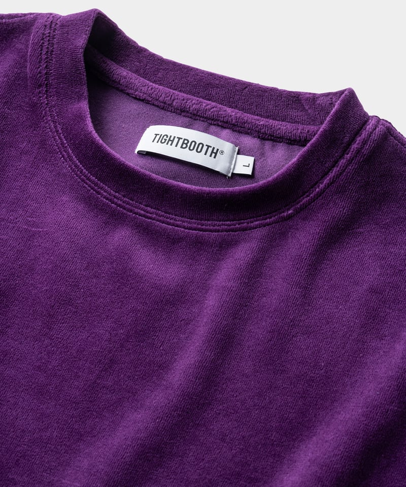 TIGHTBOOTH | VELOUR T-SHIRT | ベロアTシャツ | improve
