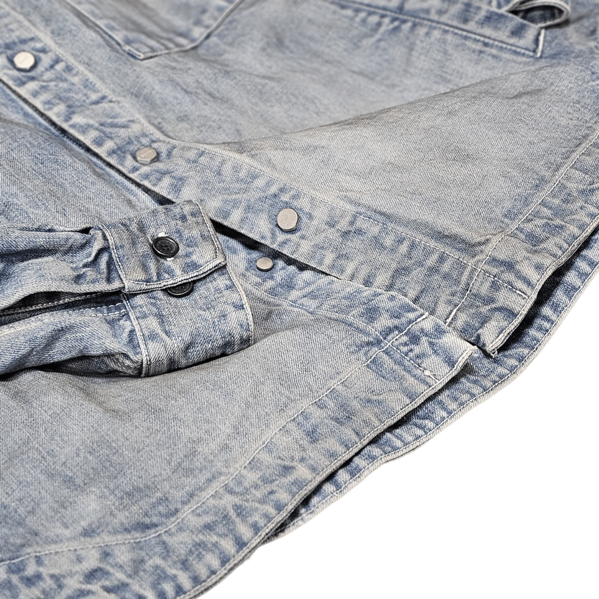ROTOL | ロトル | SNAP BUTTON DENIM SHIRT DAMAGE |