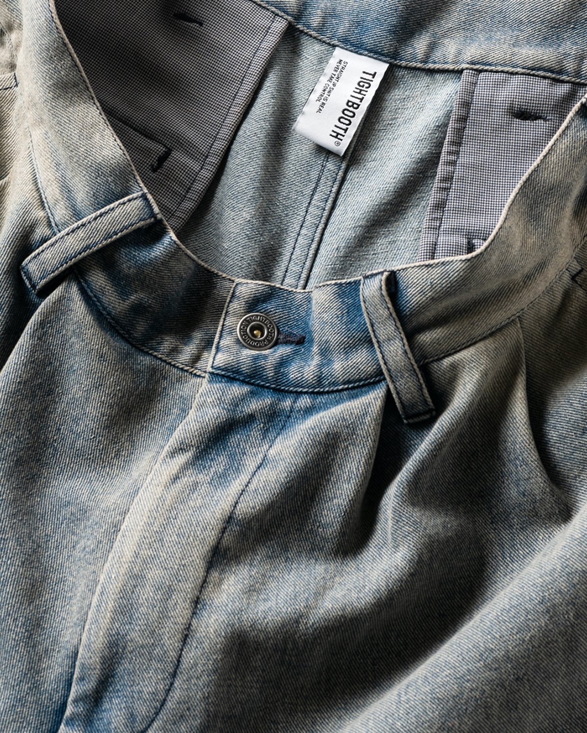 タイトブース　デニム　バルーンパンツ　白 soldout! _ TBPR FW24-B03 DENIM BALLOON PANTS ◇ TIGHTBOOTH