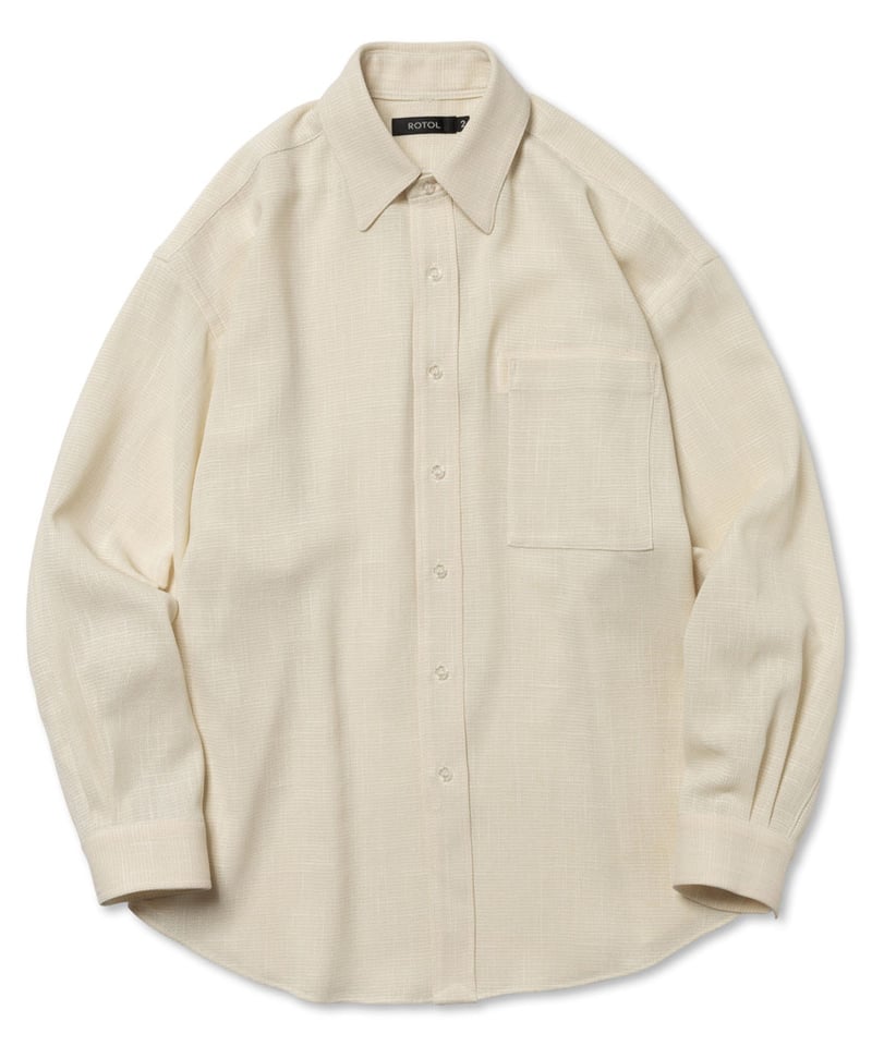 ROTOL basic shirt ロトル 25SS 定価38,500円 ROTOL | ロトル | BASIC SHIRT | シャツ | improve