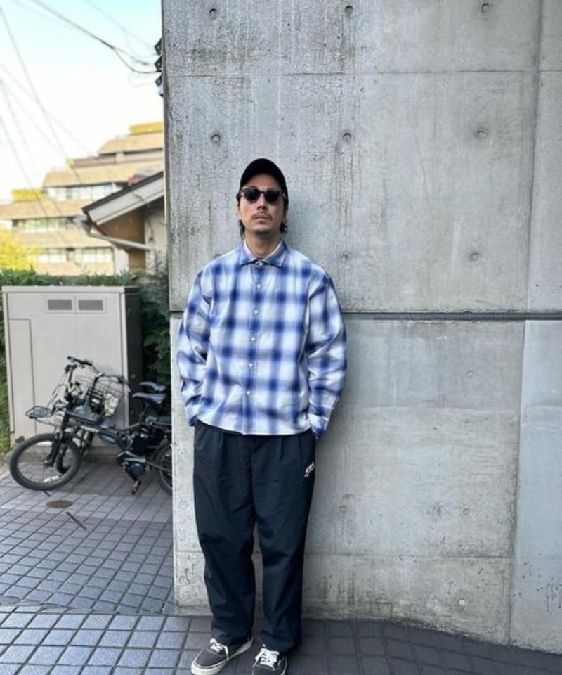 19so | ナインティーンエスオー | Wide nylon track pants | ナ