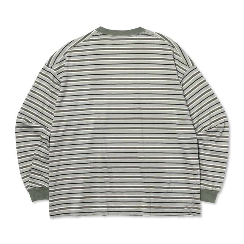 トップス ROTOL WIDE TWIST LONG SLEEVE TEE BORDER ROTOL(ロトル) 24SS WIDE TWIST LONG SLEEVE TEE BORDER ワイド