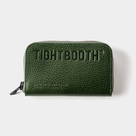タイトブース　CHECKERPLATE LEATHER ZIP WALLET CHECKER PLATE LEATHER ZIP WALLET - TIGHTBOOTH® タイトブース