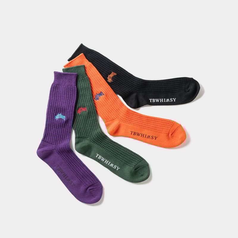 タイトブース tightbooth ワッフル TIGHTBOOTH | タイトブース | COLLEGE WAFFLE SOCKS | ソッ