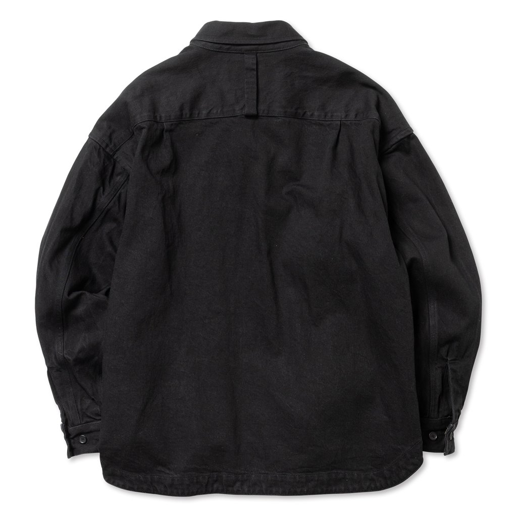 ROTOL | ロトル | SNAP BUTTON BLACKDENIM SHIRT WASH