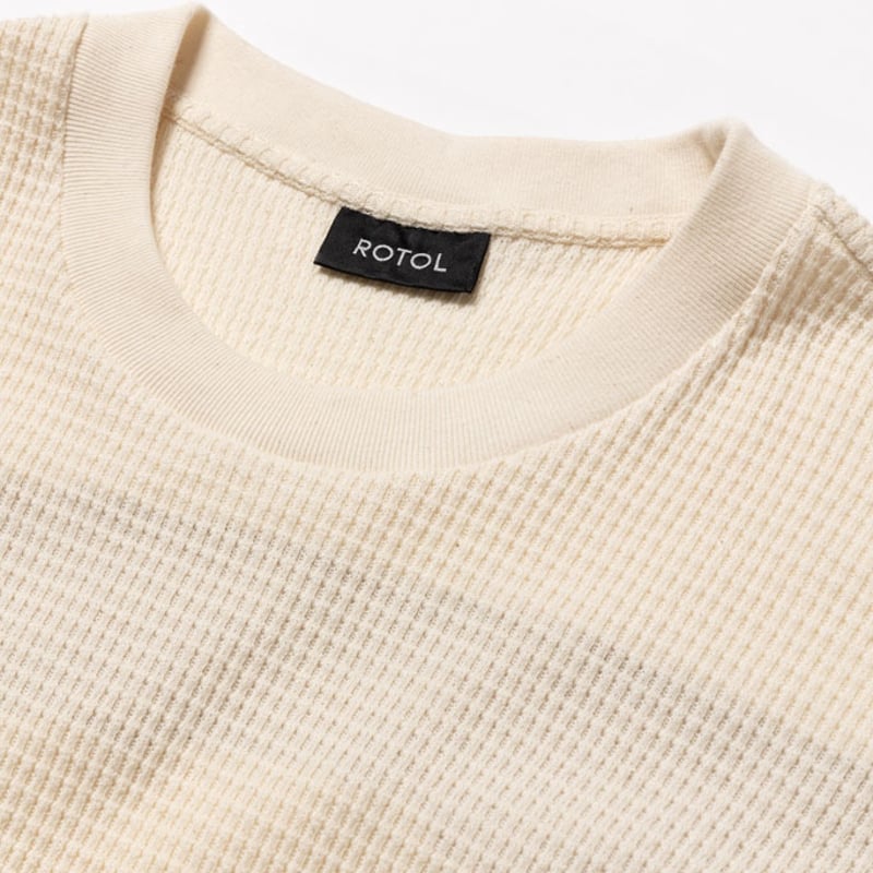 ROTOL | ロトル | MILD WAFFLE SWITCH LONG SLEEVE TE
