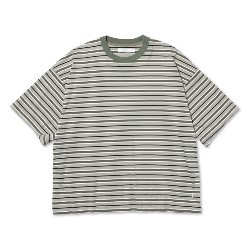 ROTOL | ロトル | WIDE TWIST SHORT SLEEVE TEE BORDE