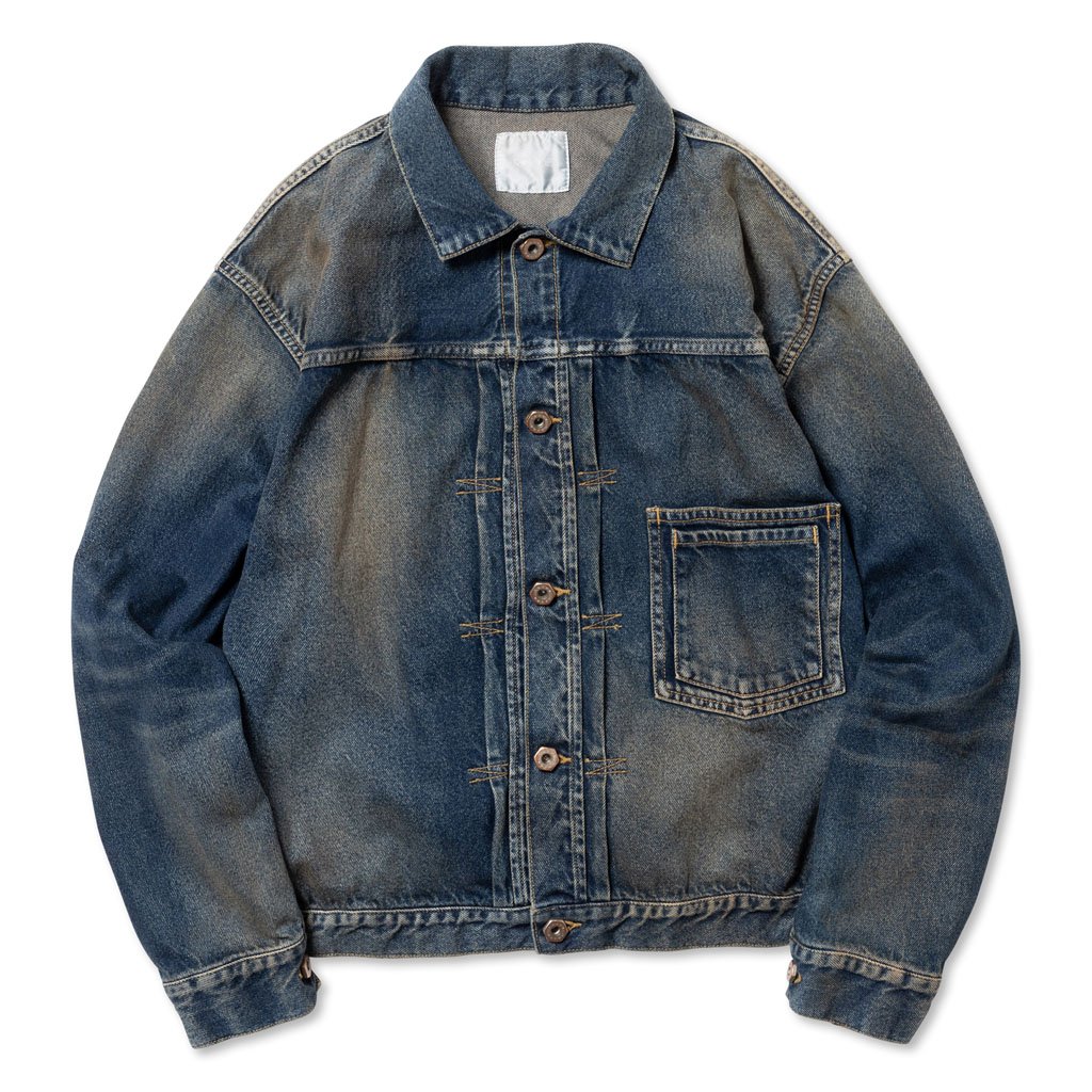 【新品】ROTOL ロトル 定番デニム ダメージワイドデニム 2 M ROTOL | ロトル | DOUBLE SEAM DENIM JACKET | デニムジャケ