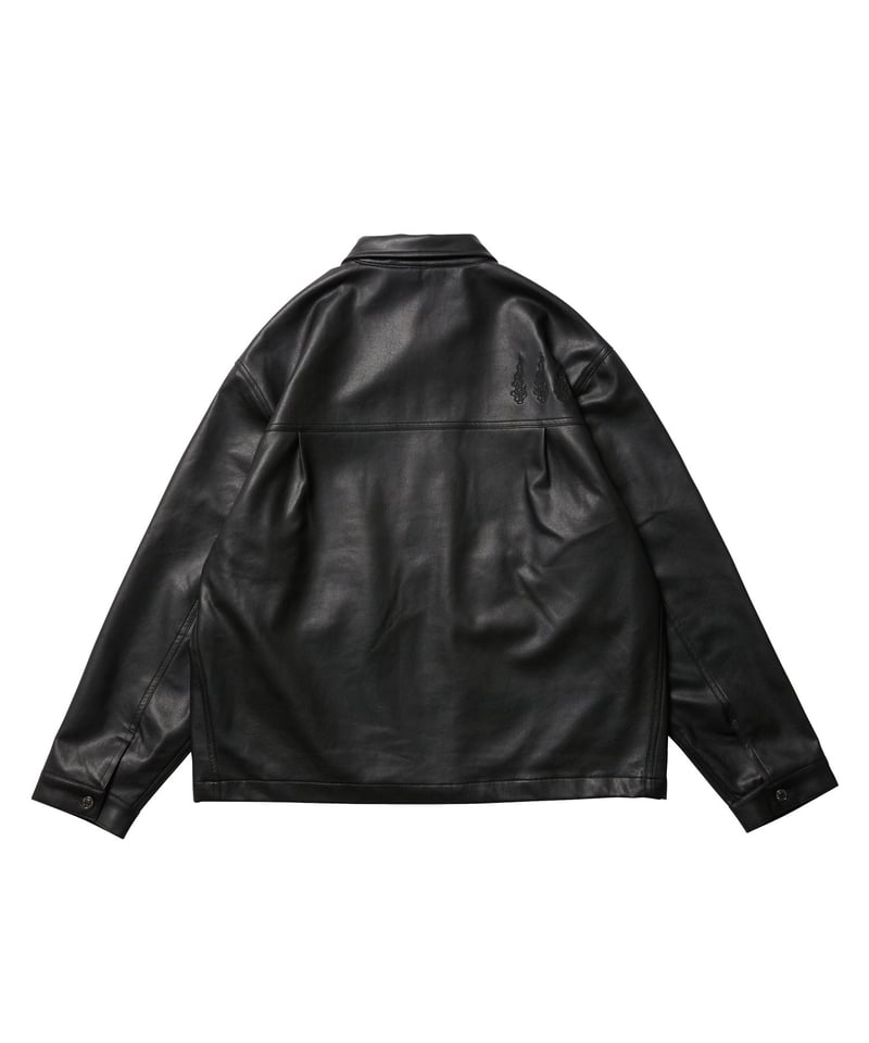 佐藤屋　Evisen LEATHER JACKET XL Evisen Skateboards | エビセンスケートボード | HIGH BRIDGE
