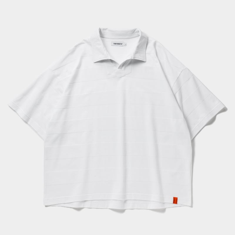 TIGHTBOOTH | タイトブース | RIDGE BORDER OPEN POLO |