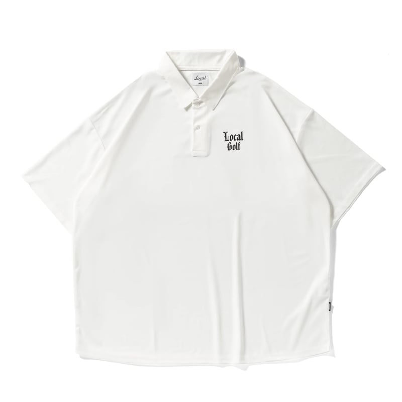 ローカルゴルフポロシャツ白S/M LOCAL GOLF ポロシャツ ホワイト