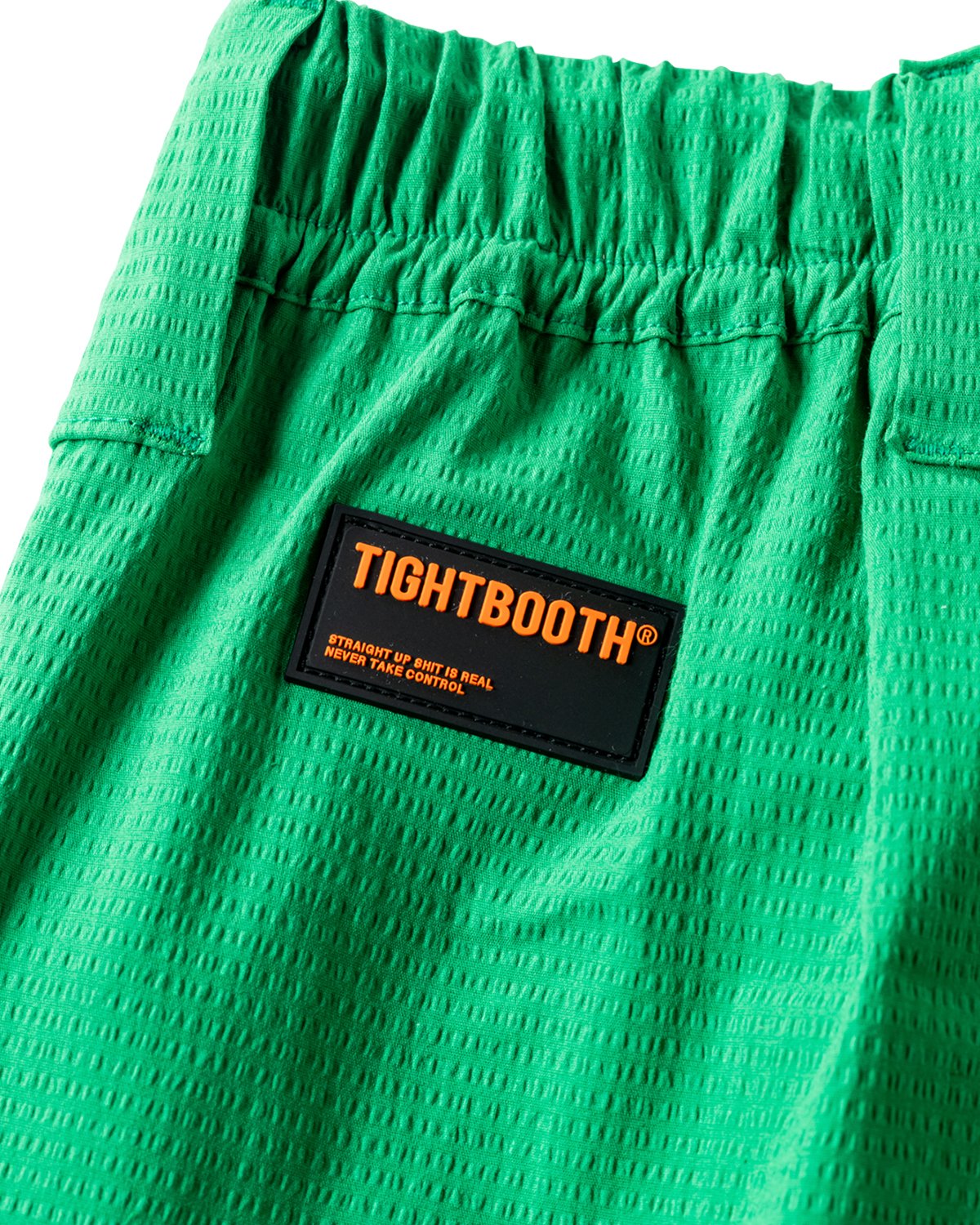 パンツ TIGHTBOOTH LABEL LOGO BOARD SHORTS TIGHTBOOTH】LABEL LOGO BOARD SHORTS green タイトブース