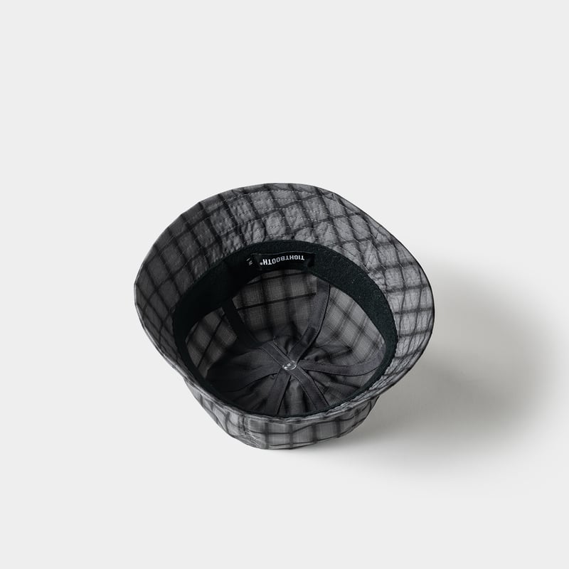 【新品未使用】TIGHTBOOTH EMBOSS PLAID HAT BLACK TIGHTBOOTH | タイトブース | EMBOSS PLAID HAT | improve