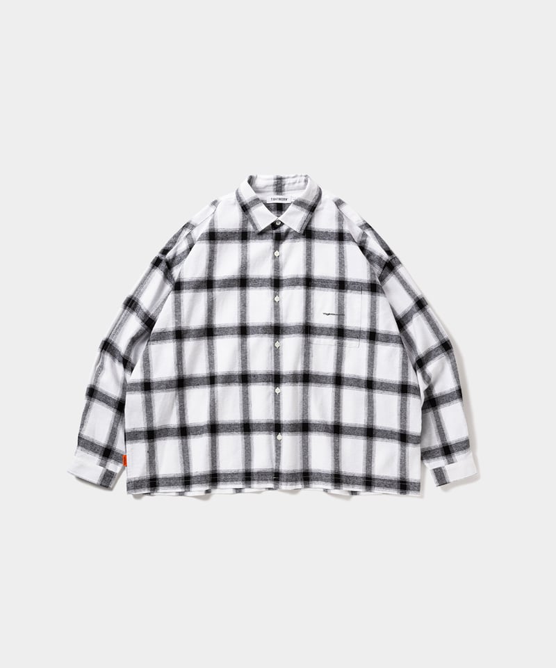 タイトブースtightboothチェック柄シャツ Lサイズ ブラック/ホワイト TIGHTBOOTH《タイトブース》TBPR / PLAID LS SHIRT(FW25-S01) | 公式