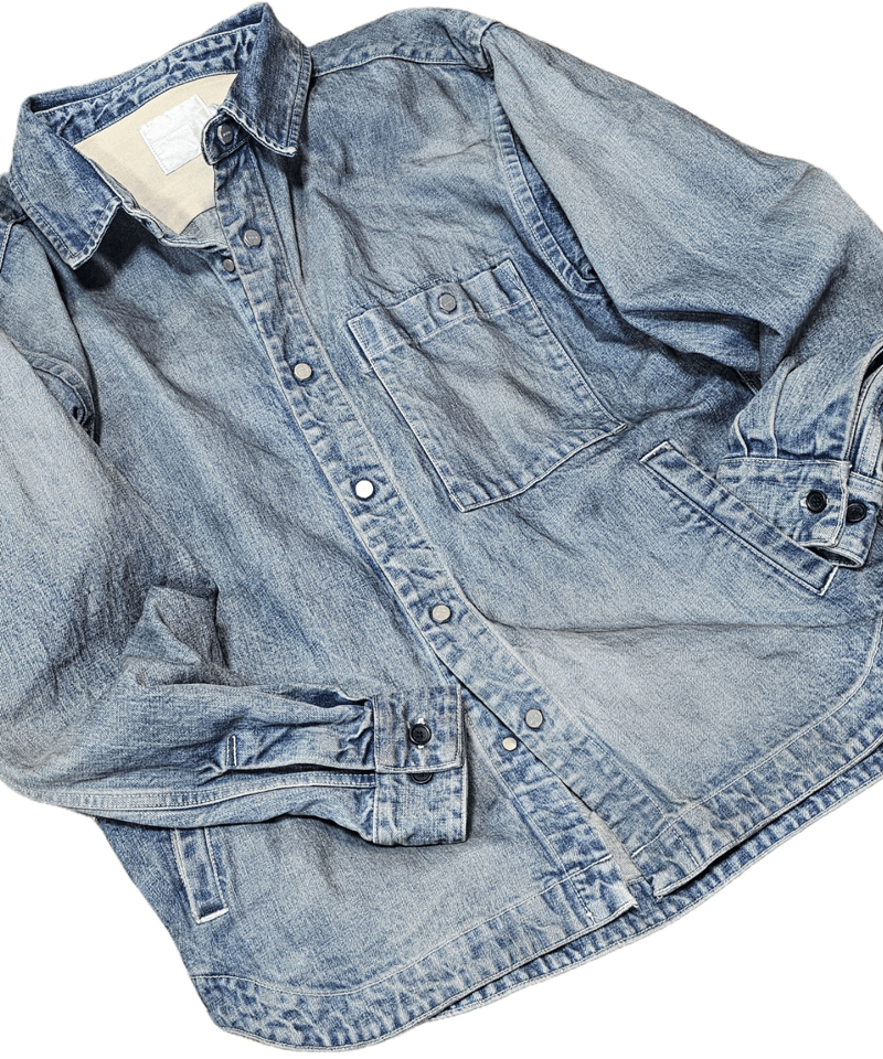 ROTOL | ロトル | SNAP BUTTON DENIM SHIRT DAMAGE |