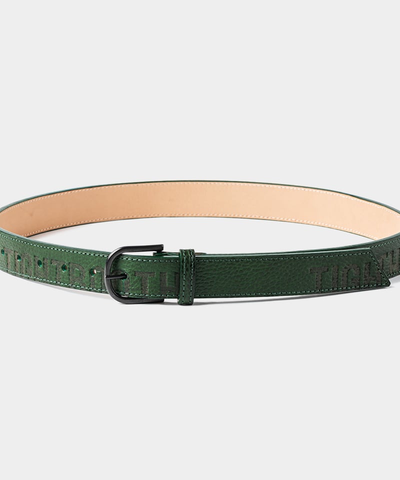 TIGHTBOOTH | タイトブース | LEATHER LOGO BELT | レザーベル