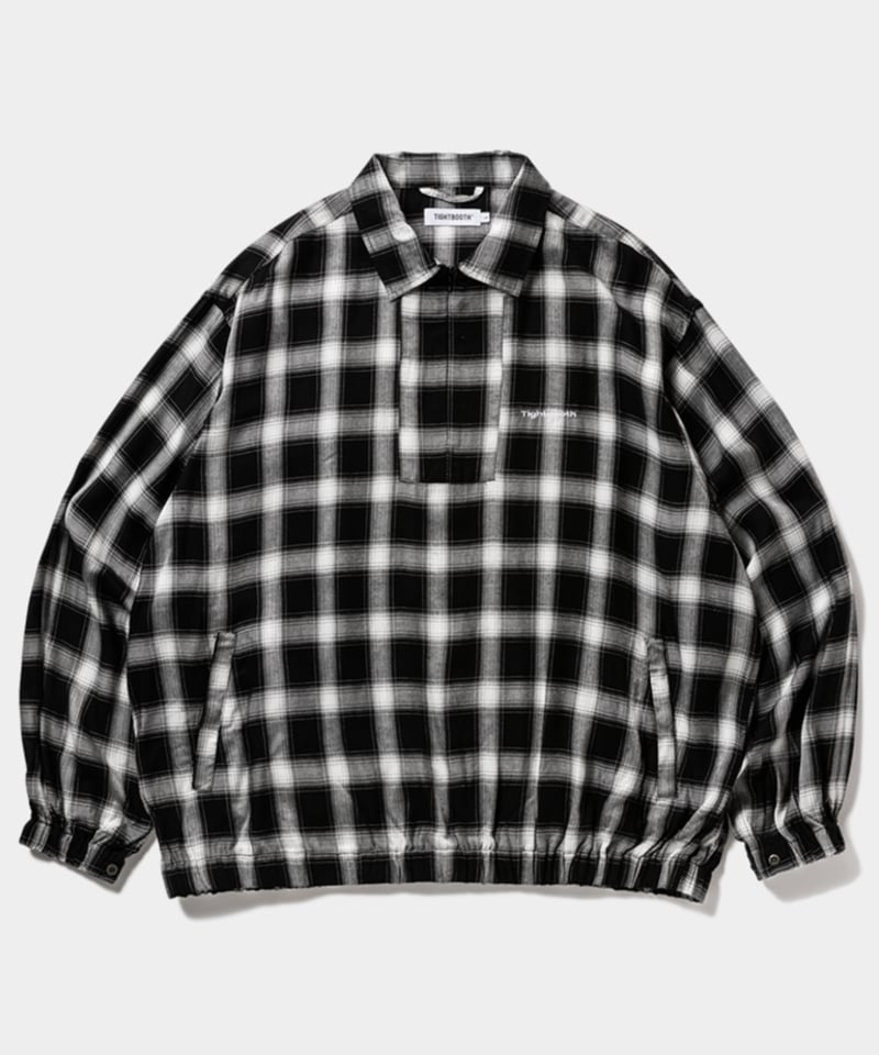 TIGHTBOOTH | タイトブース | PLAID HALF ZIP L/S SHIRT