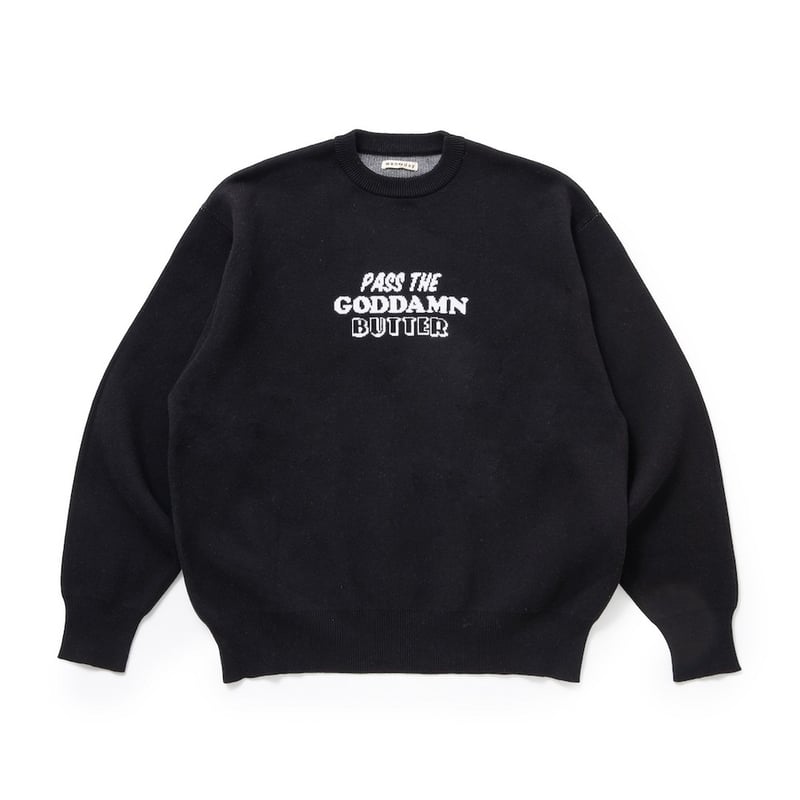 humoresque crew neck knit ニット wenzday | ウェンズデー | CREW NECK COTTON KNIT | ニット