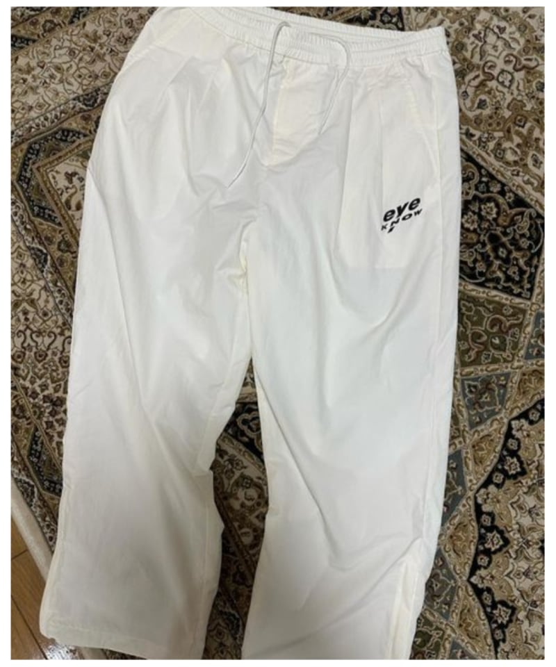 19so | ナインティーンエスオー | Wide nylon track pants | ナ