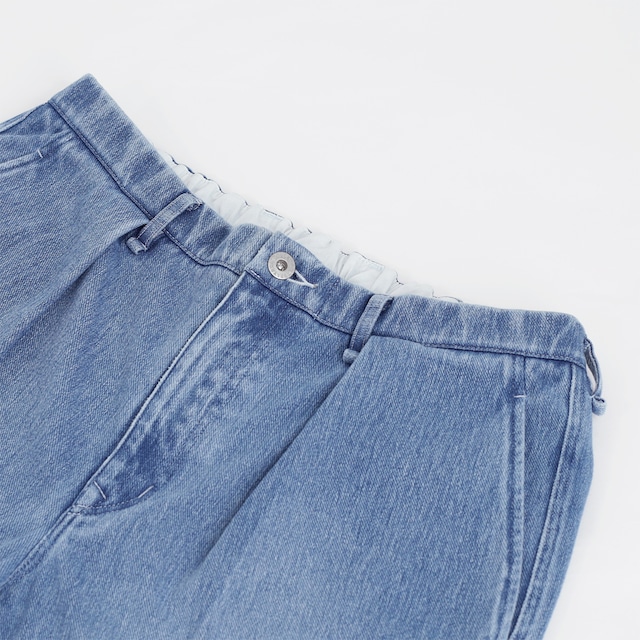 CURLY | カーリー | DENIM 1TUCK EZ TAPERED SLACKS -u CURLY | カーリー | DENIM 1TUCK EZ TAPERED SLACKS -u