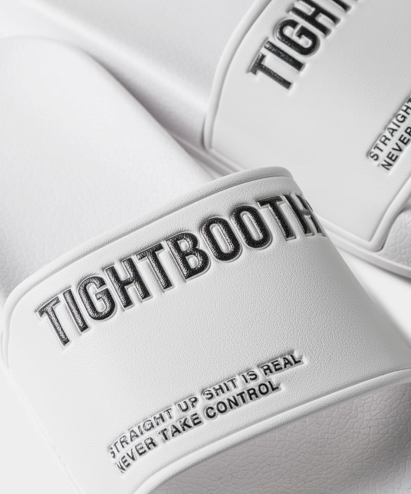 TIGHTBOOTH | タイトブース | LABEL LOGO SLIDE SANDAL |