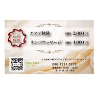 ショップカード／カードサイズ　片面カラー　500枚【送料無料】