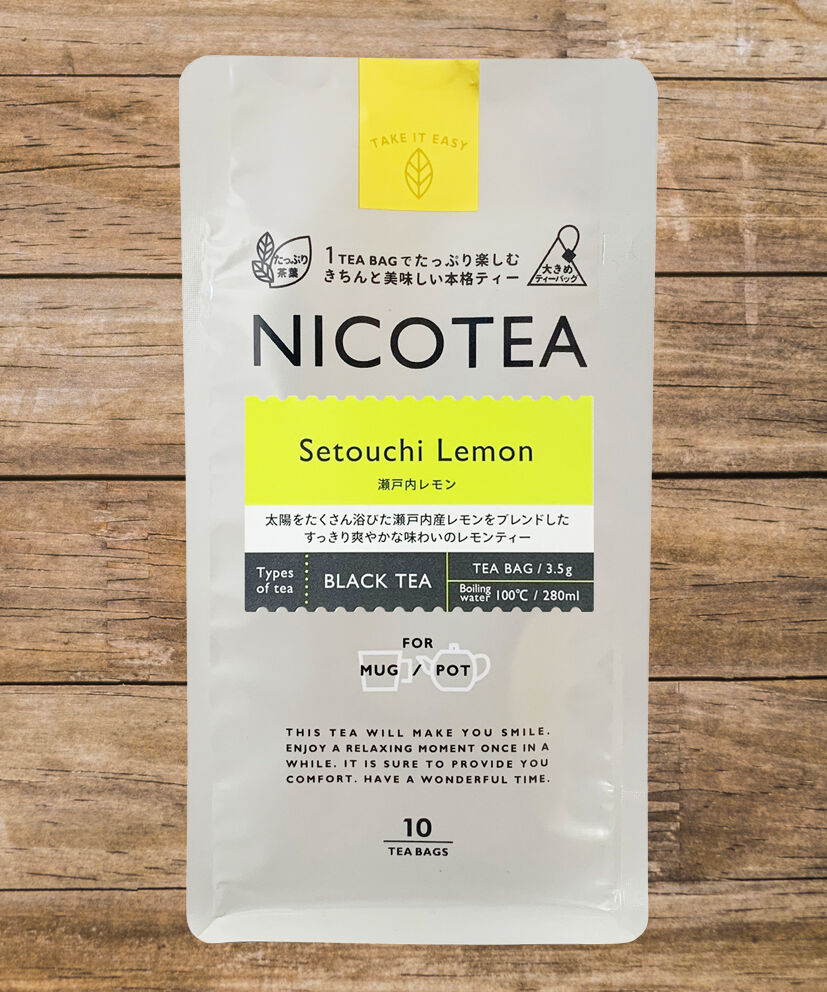 紅茶〉瀬戸内レモン《 3.5g ×10ティーバッグ》 | NICOTEA SHOP 紅茶〉瀬戸内レモン《 3.5g ×10ティーバッグ》 | NICOTEA SHOP